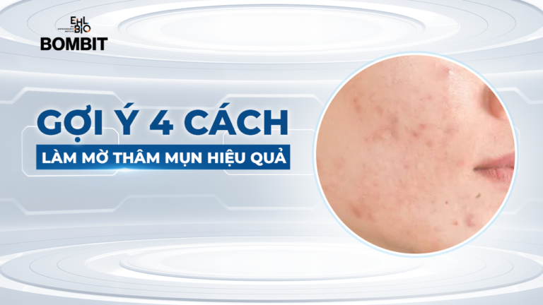 cách làm mờ thâm mụn